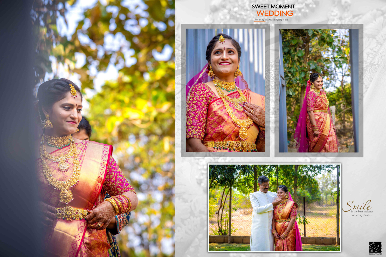 "Emotional moment of Telugu bride with her father during the wedding ceremony"