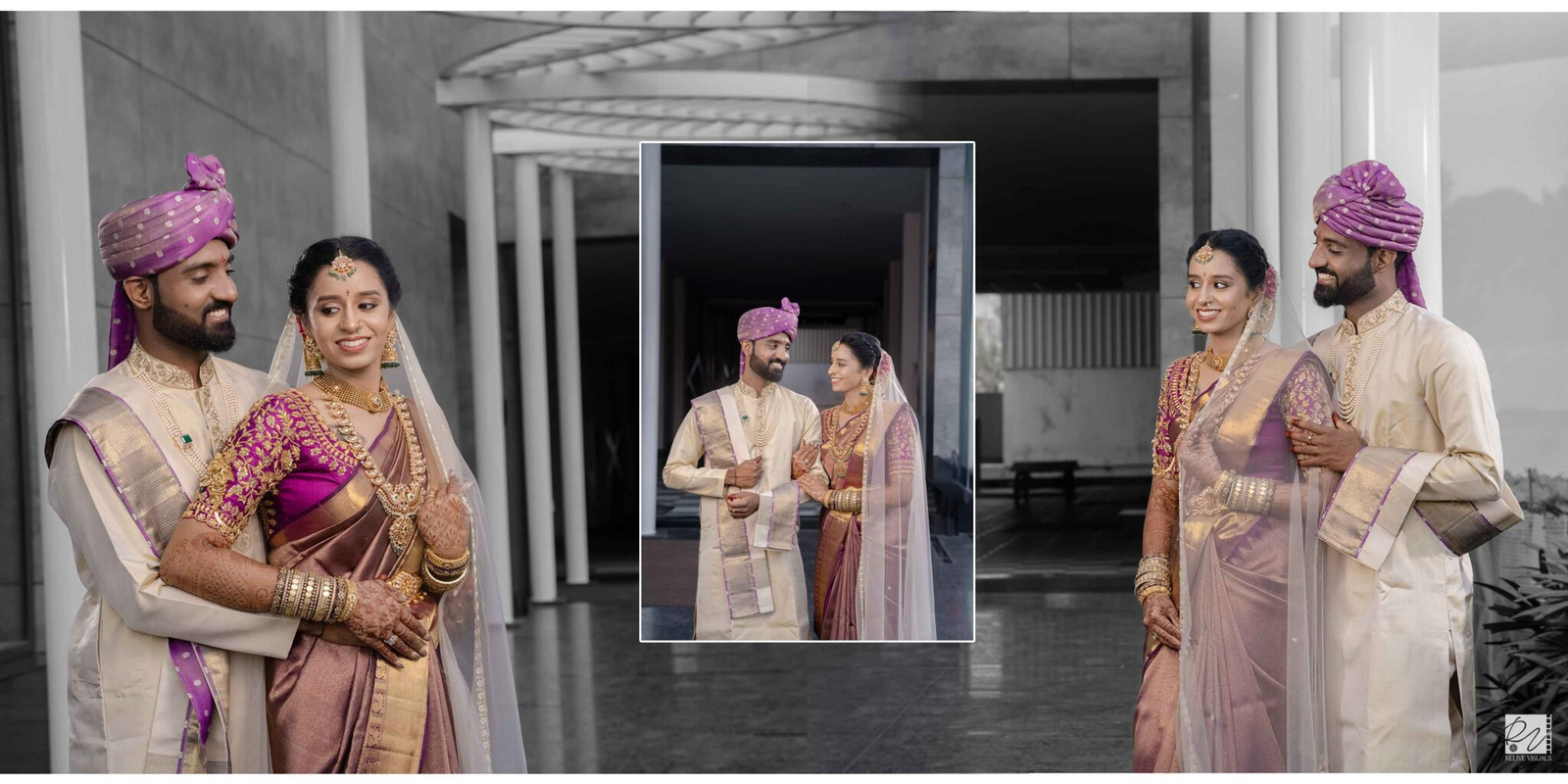 Elegant couple portraits of the bride and groom, capturing their love, style, and joyful expressions in timeless frames.